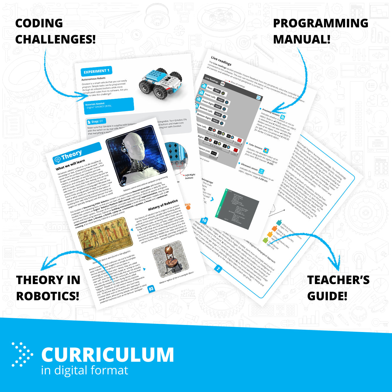 Engino GinoBot™ Basic Edition – Coding & Robotics Starter Kit for Kids Ages 7–12+