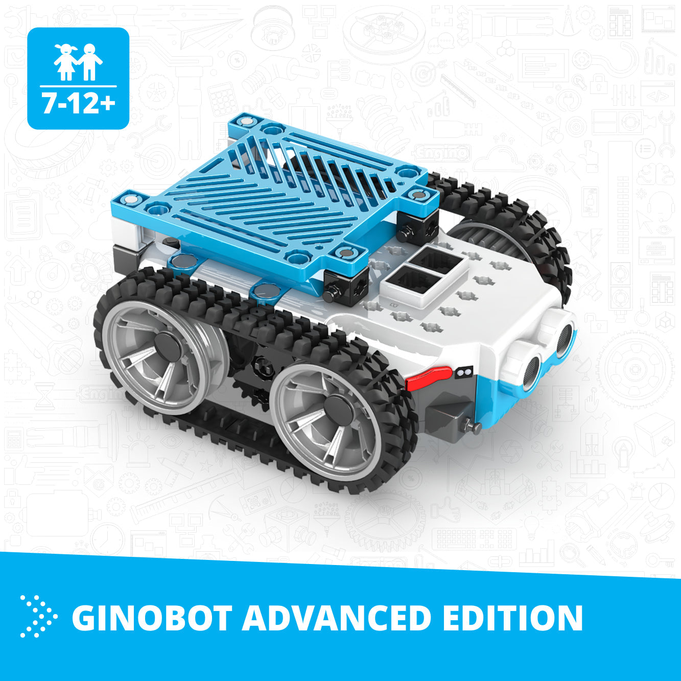 Engino GinoBot™ Advanced Edition – Programmable Robotics Kit for Ages 7–12+