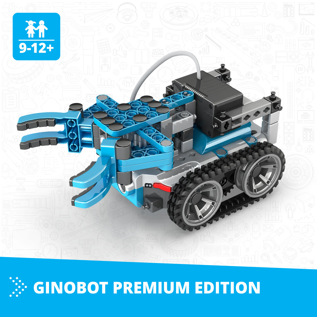 GinoBot™ Premium Edition – STEM Robotics Kit for Ages 9+