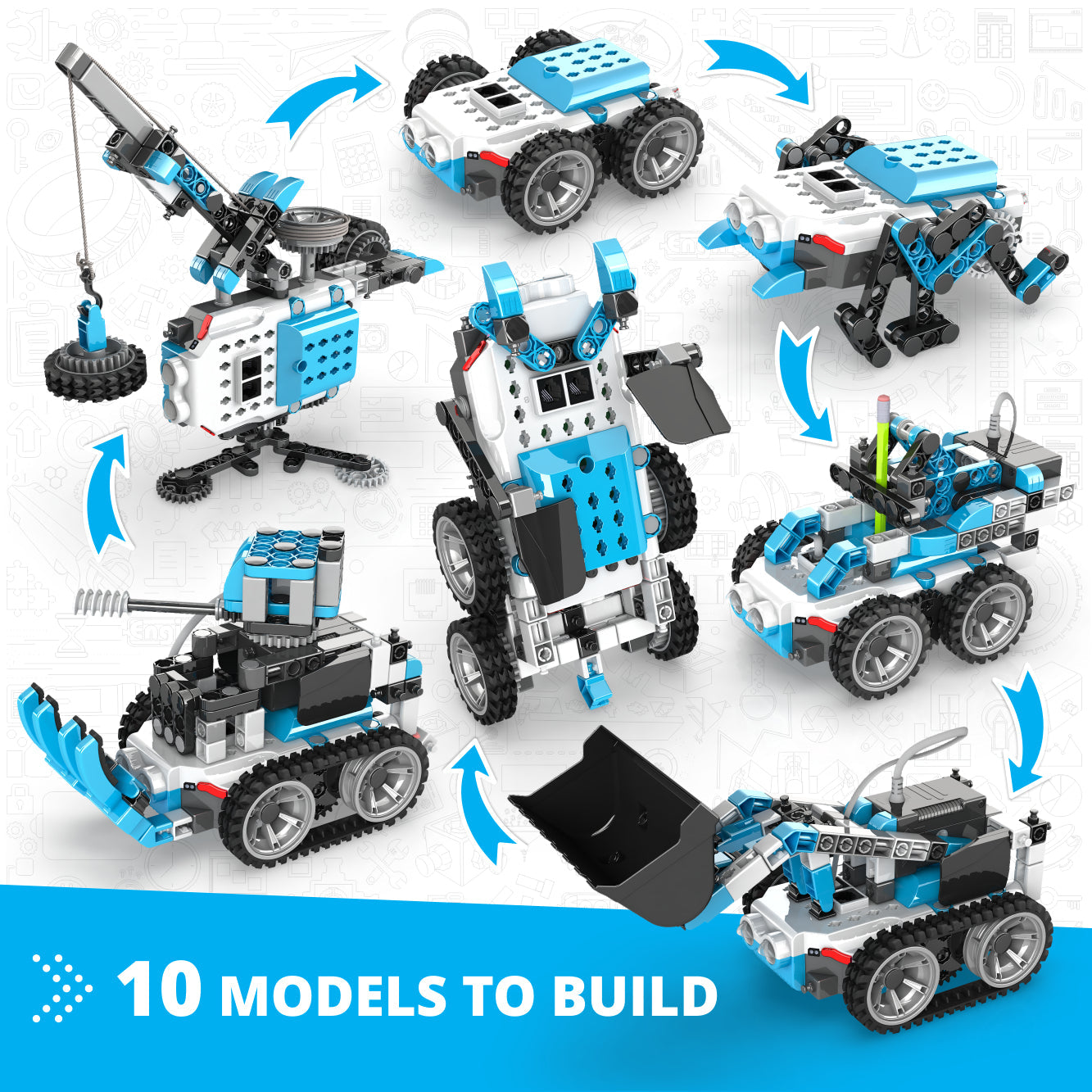 GinoBot™ Premium Edition – STEM Robotics Kit for Ages 9+