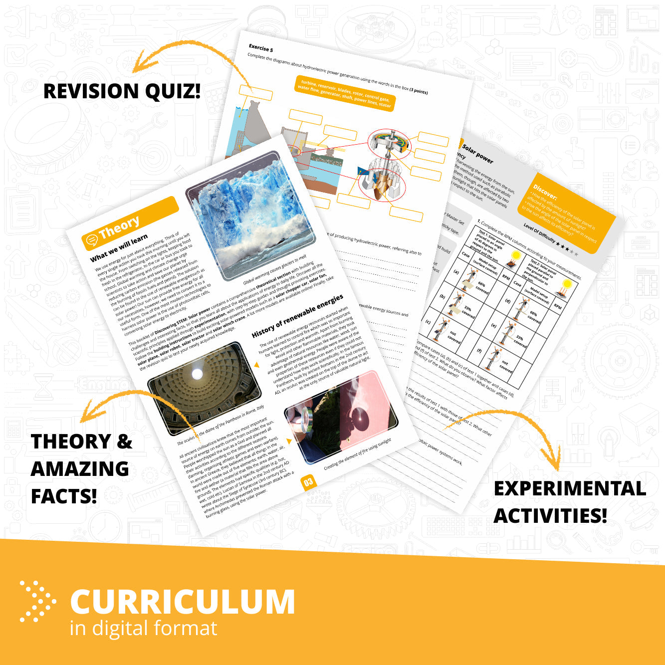 Engino STEM Solar Power Complete Building Set, Learn Renewable Energy, For Kids Ages 9–12+ (16 Solar Models to Build)